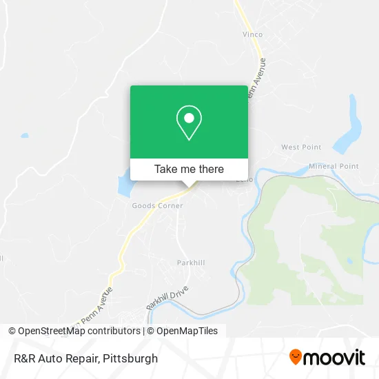 R&R Auto Repair map