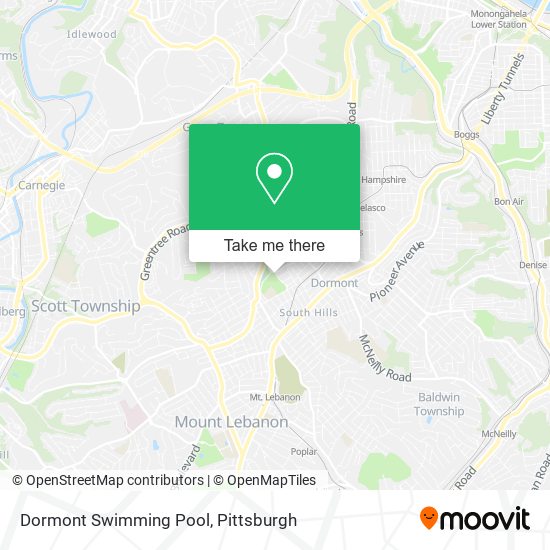 Dormont Swimming Pool map