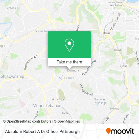 Absalom Robert A Dr Office map