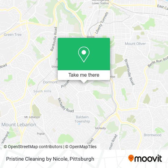 Mapa de Pristine Cleaning by Nicole