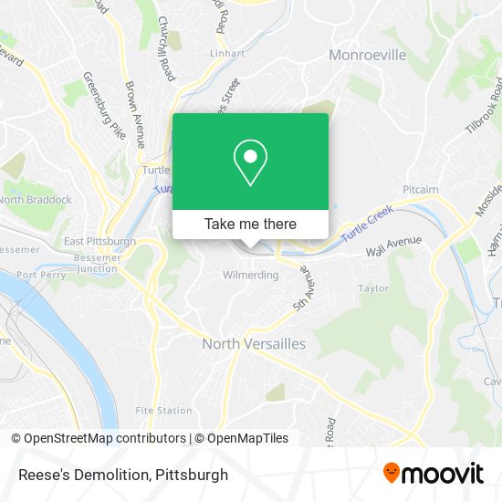 Reese's Demolition map