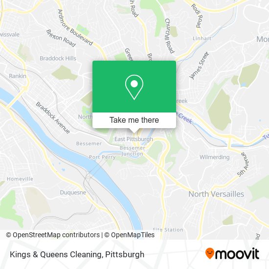 Mapa de Kings & Queens Cleaning