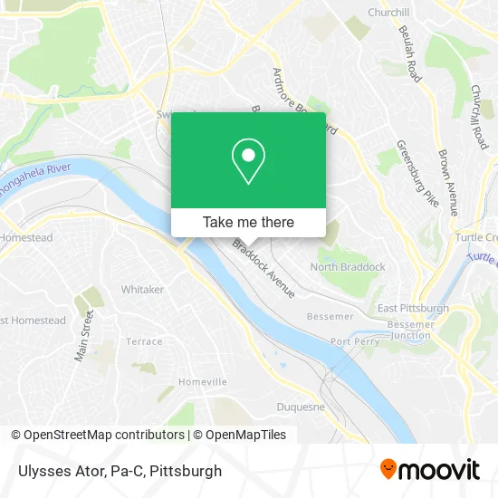 Ulysses Ator, Pa-C map