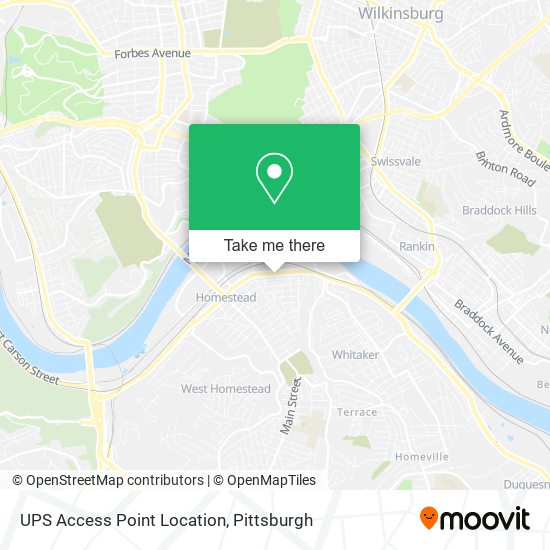 Mapa de UPS Access Point Location