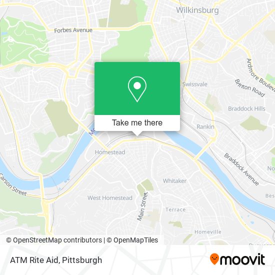 Mapa de ATM Rite Aid