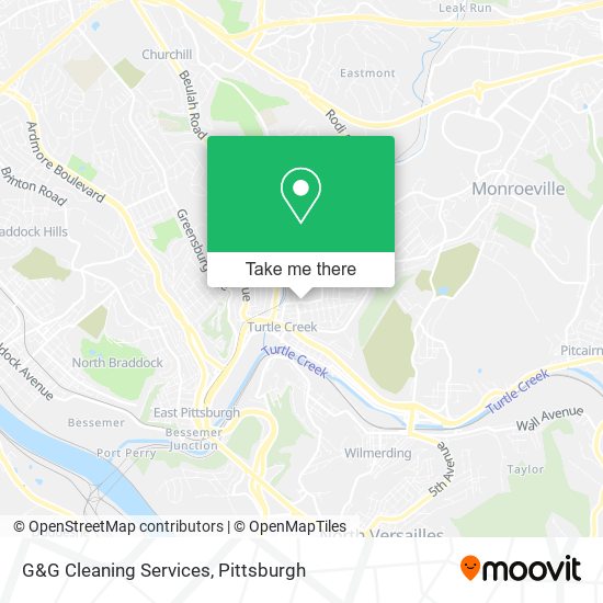 G&G Cleaning Services map