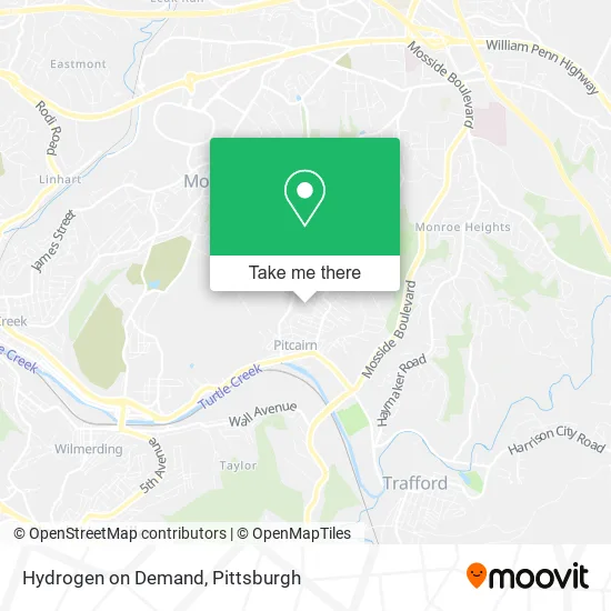 Hydrogen on Demand map