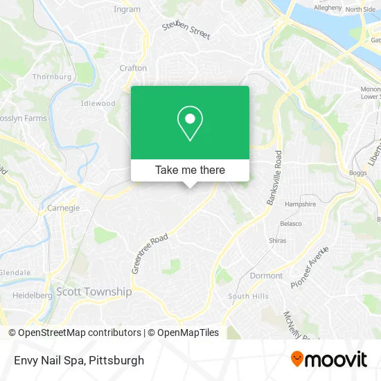 Mapa de Envy Nail Spa