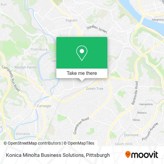 Mapa de Konica Minolta Business Solutions