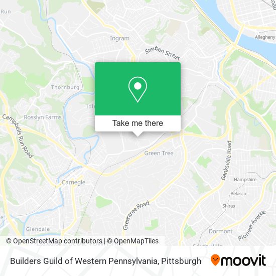 Mapa de Builders Guild of Western Pennsylvania
