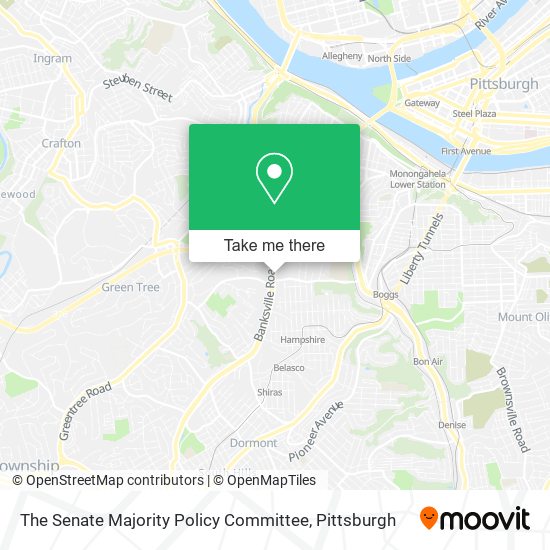 Mapa de The Senate Majority Policy Committee