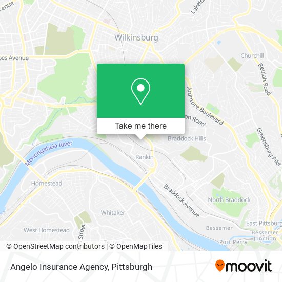 Angelo Insurance Agency map