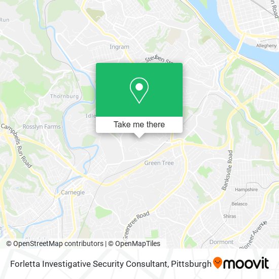 Forletta Investigative Security Consultant map