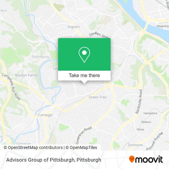 Mapa de Advisors Group of Pittsburgh