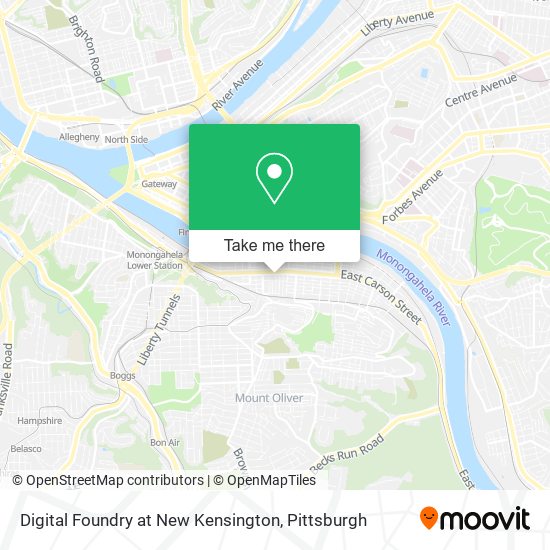 Mapa de Digital Foundry at New Kensington