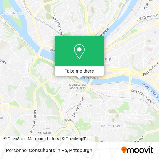 Personnel Consultants in Pa map