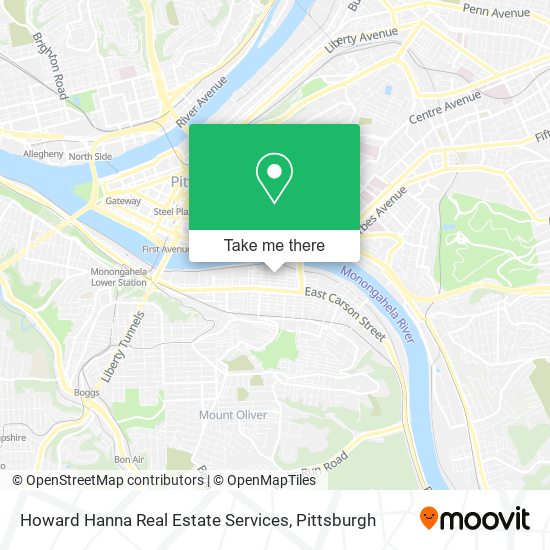 Mapa de Howard Hanna Real Estate Services