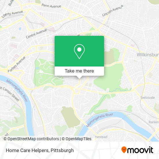 Home Care Helpers map