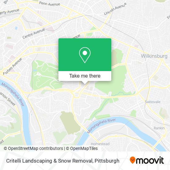 Critelli Landscaping & Snow Removal map