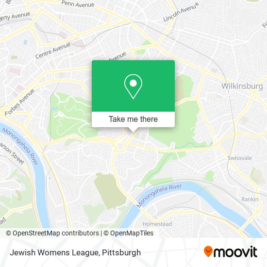 Jewish Womens League map
