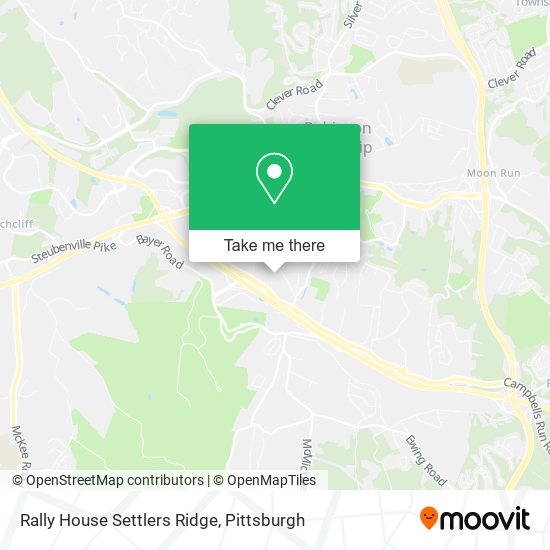 Rally House Settlers Ridge map