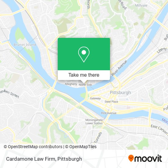 Cardamone Law Firm map