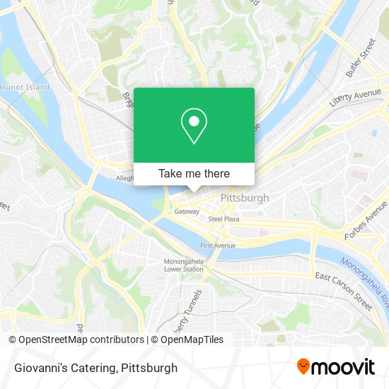 Giovanni's Catering map