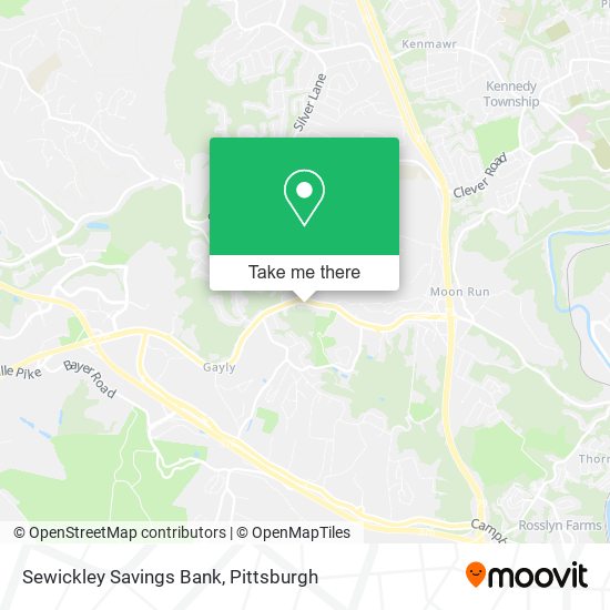 Mapa de Sewickley Savings Bank