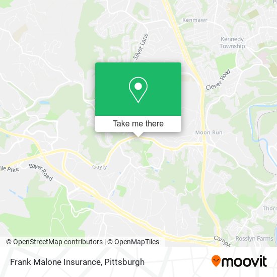 Mapa de Frank Malone Insurance