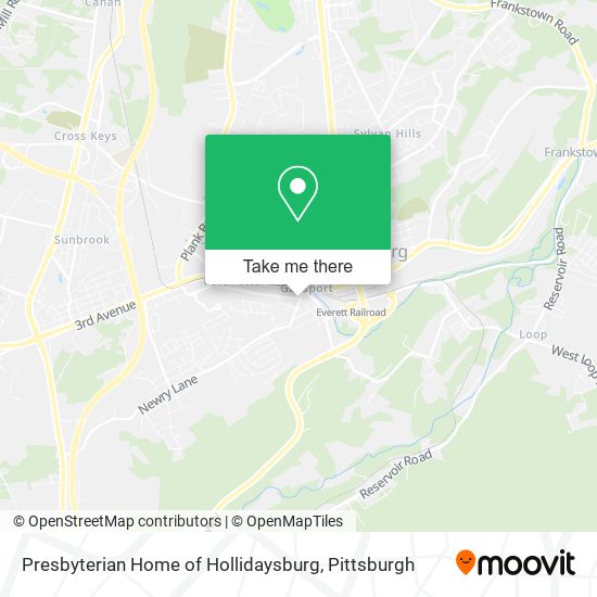 Presbyterian Home of Hollidaysburg map