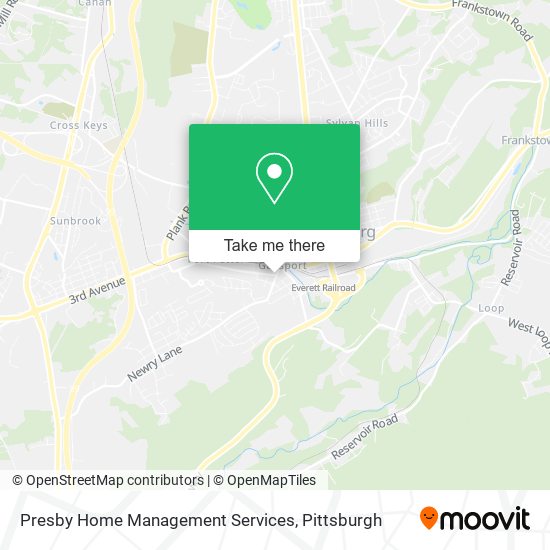 Presby Home Management Services map