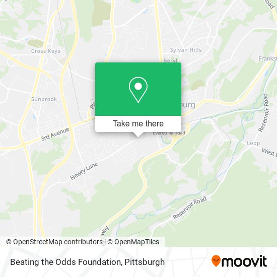 Beating the Odds Foundation map
