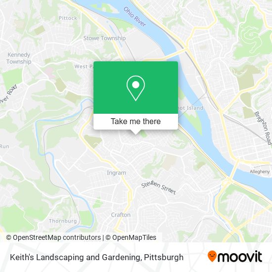 Mapa de Keith's Landscaping and Gardening