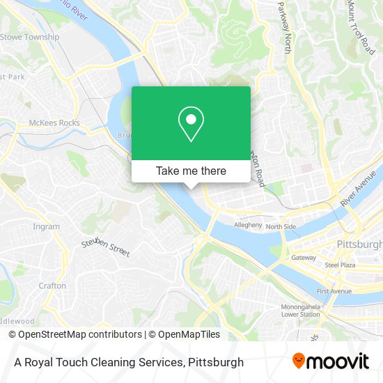A Royal Touch Cleaning Services map