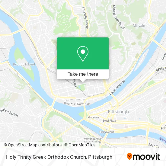 Holy Trinity Greek Orthodox Church map