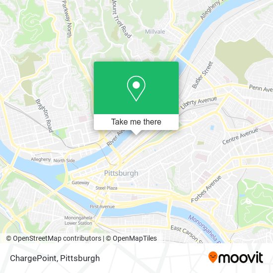 ChargePoint map