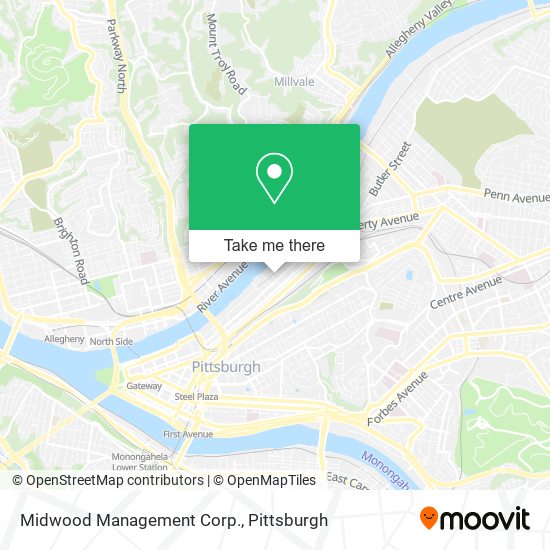 Midwood Management Corp. map