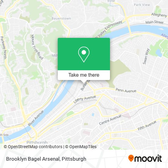 Brooklyn Bagel Arsenal map