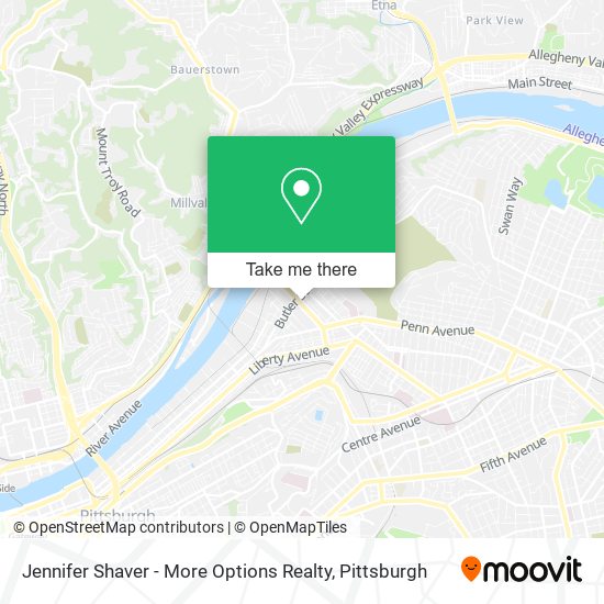 Mapa de Jennifer Shaver - More Options Realty