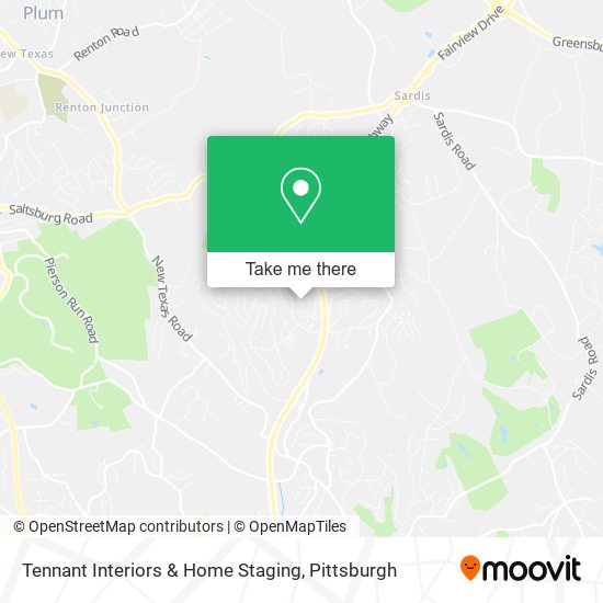 Tennant Interiors & Home Staging map