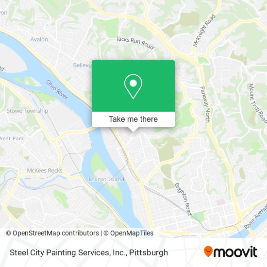 Steel City Painting Services, Inc. map