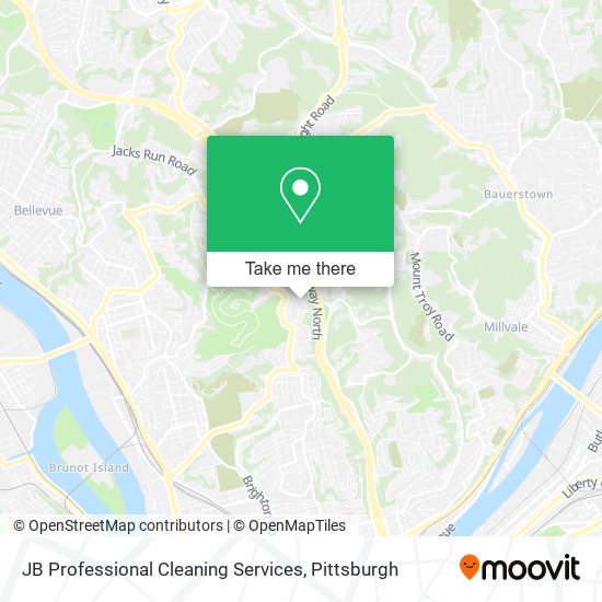 JB Professional Cleaning Services map