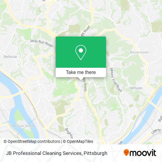 Mapa de JB Professional Cleaning Services