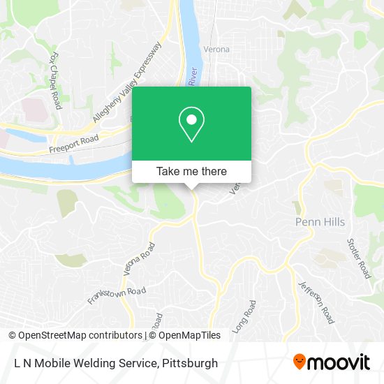 L N Mobile Welding Service map