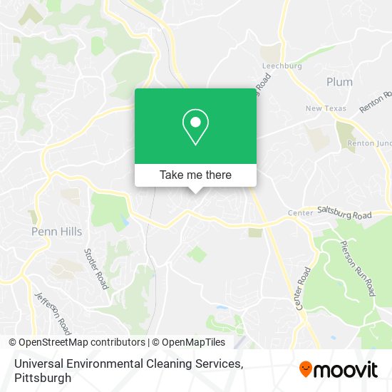 Universal Environmental Cleaning Services map