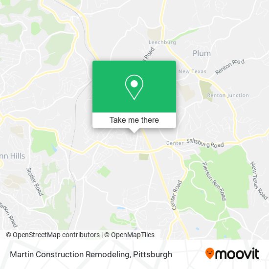 Mapa de Martin Construction Remodeling