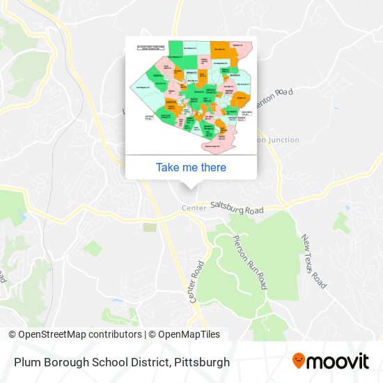 Mapa de Plum Borough School District
