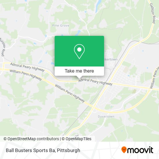 Ball Busters Sports Ba map