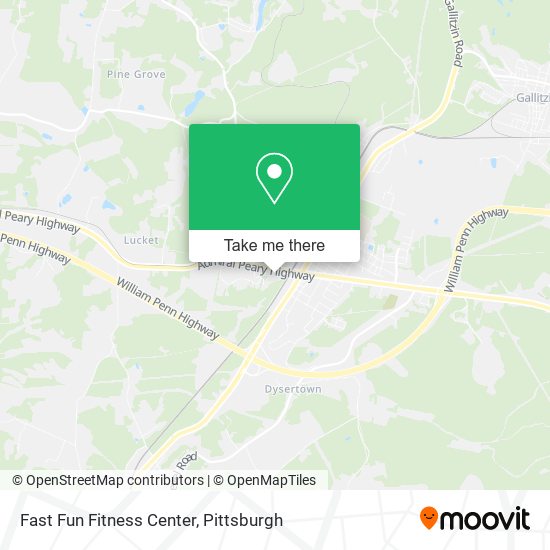 Mapa de Fast Fun Fitness Center