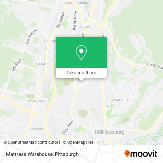 Mapa de Mattress Warehouse